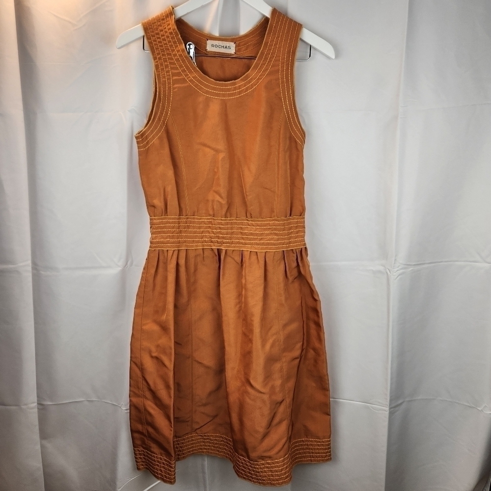 ROCHAS vintage silk dress size XS (36) in VGUC